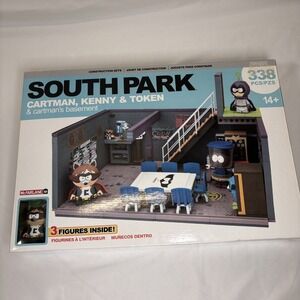 South Park Cartmans Basement Construction Set Kenny Token McFarlane Building Set
